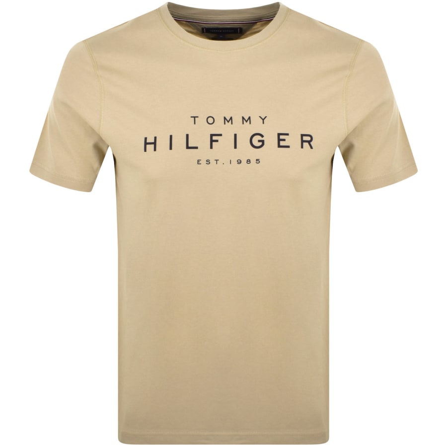 Tommy hilfiger big logo shirt on sale